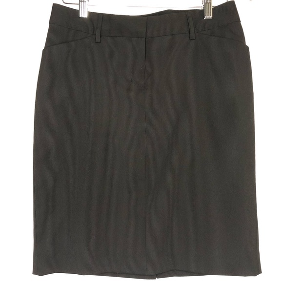 NWT Express Black Pinstriped Pencil Skirt - Picture 1 of 6